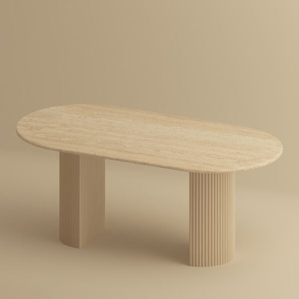 Traverten Taş Line Masa